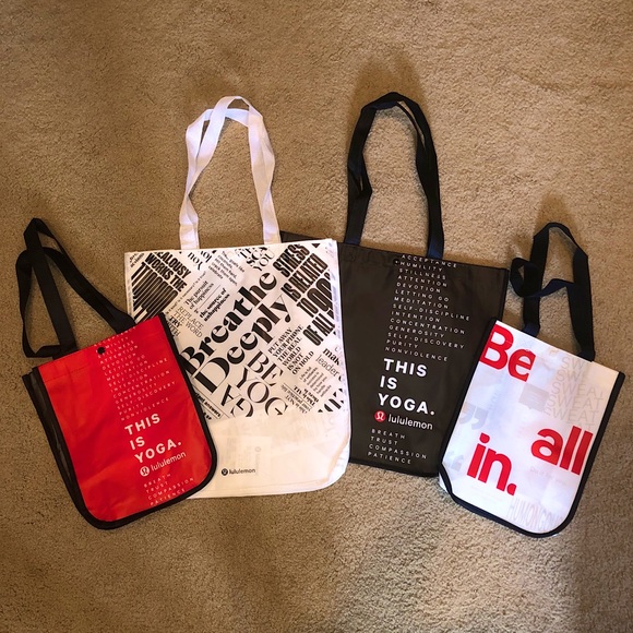Lululemon reusable bag bundle